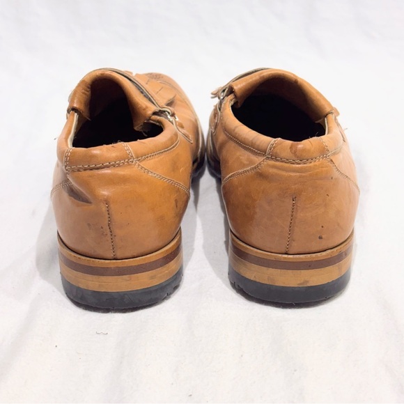 Tommy Bahama Tan Leather Golf Loafers Womens Size 6.5 Slip-On Shoes - Picture 6 of 15